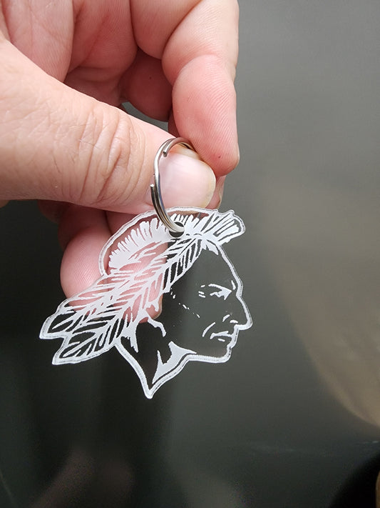 FORT OSAGE Indian keychain